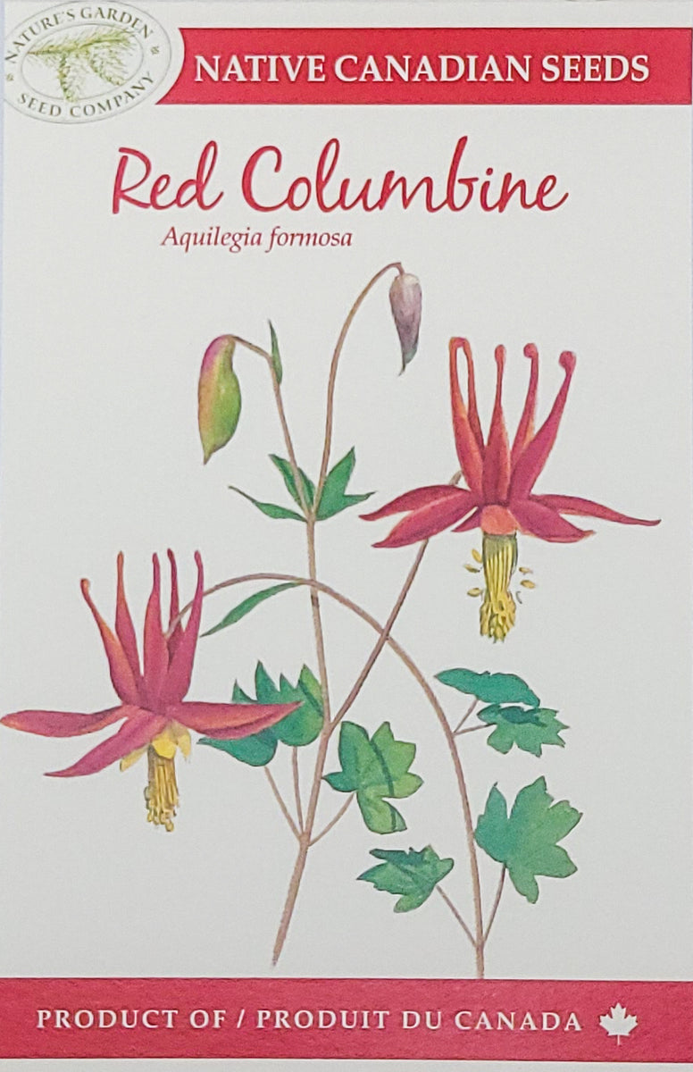 Red Columbine Wildflower Seeds Nature's Garden Seed Company